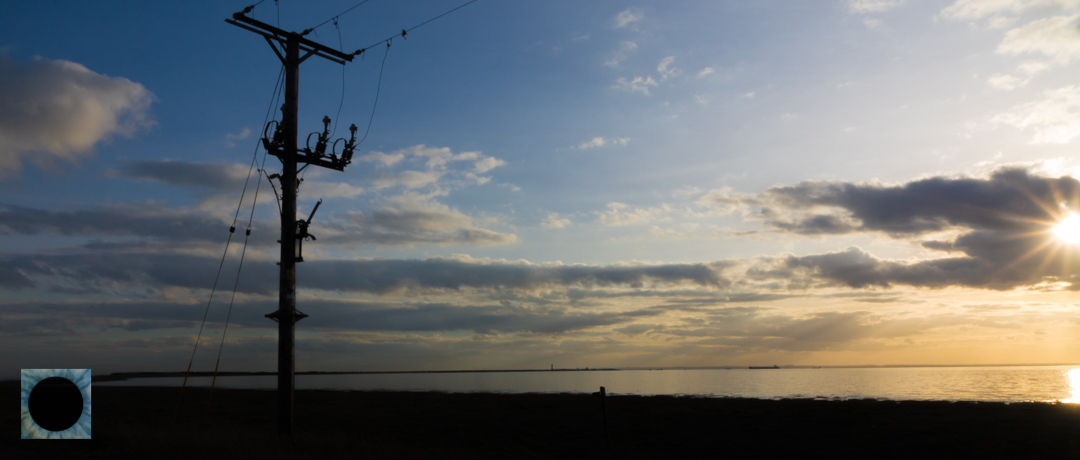 Power-lines at Spurn.